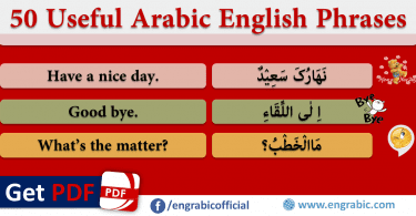 Useful English sentences in Arabic Translation - 50 Sentences