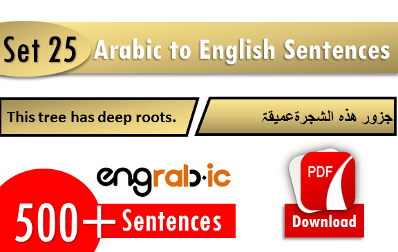 Random Arabic to English phrases