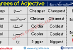 Words that go with noun and tell us something about them are called adjectives. Adjectives are one of the main parts of speech of the English language, although historically they were classed together with nouns. Because adjectives are used to identify or quantify individual people and unique things, they are usually positioned before the noun or pronoun that they modify. 