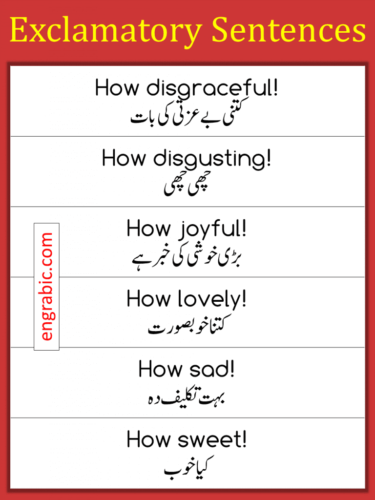 An exclamatory sentence conveys a strong emotion and ends with an exclamation mark (!). An exclamatory sentence, or exclamation, is a more forceful version of a declarative sentence. In other words, an exclamatory sentence makes a statement (just like a declarative sentence), but it also conveys excitement or emotion. An exclamatory sentence makes a statement that conveys strong emotion or excitement. 'Oh granny, what big teeth you have!' That's an English exclamatory sentence—an EXCLAMATION. It is one of the four sentence types. Note that an exclamatory sentence does not necessarily require an interjection. Show some emotion in your sentences! Learn about the exclamatory sentence and have some fun. You'll even learn about sentence diagramming!