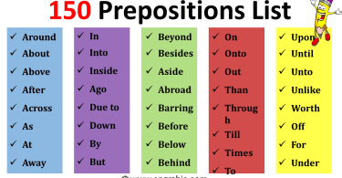 A preposition is a word that expresses position. It helps in showing the connection between the subject (noun or pronoun) and the rest of the words in a sentence. Prepositions are words that typically show the relationship between a noun (or pronoun) and other words in a sentence. They help us understand where something is located, when something happened, or how things are related.