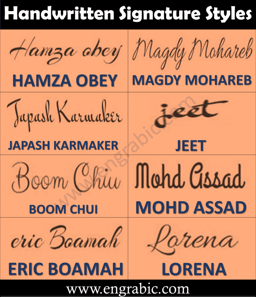 1000+ Handwritten Signature Styles from A to Z. We have covered a huge list of signatures and we tried covering almost all the names but if your name is not in the list please comment your name so that we add a beautiful signature of your name.