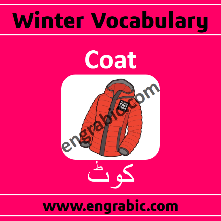Vocabulary words used in winter. Winter Vocabulary list in English and Urdu. You can download PDF Book also. 