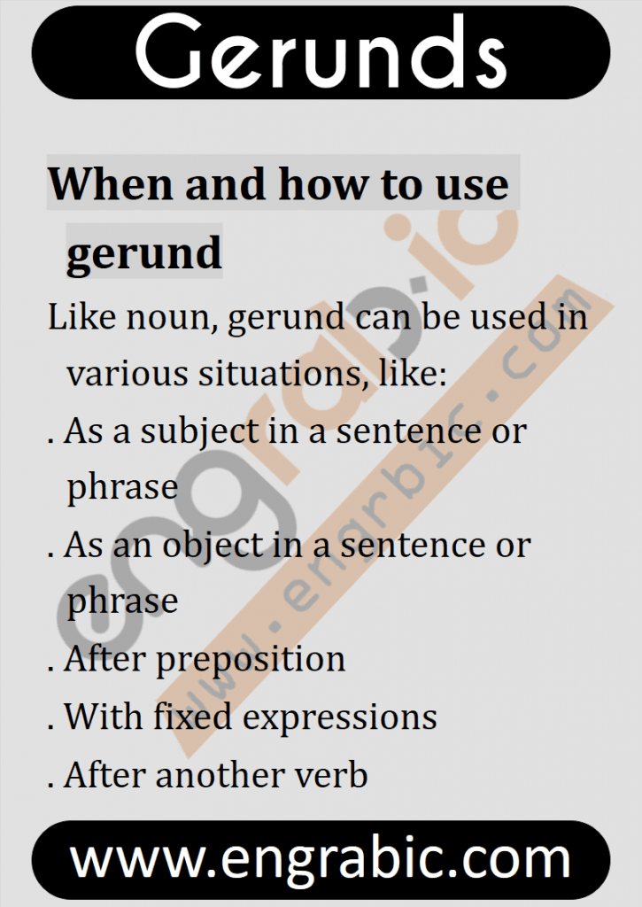 Today's lesson is all about Gerunds. In this lesson, we'll cover each and everything about Gerunds and will try to make our concepts clear using examples. Starting from definition, we will end this topic with different uses of Gerunds in different situations.
