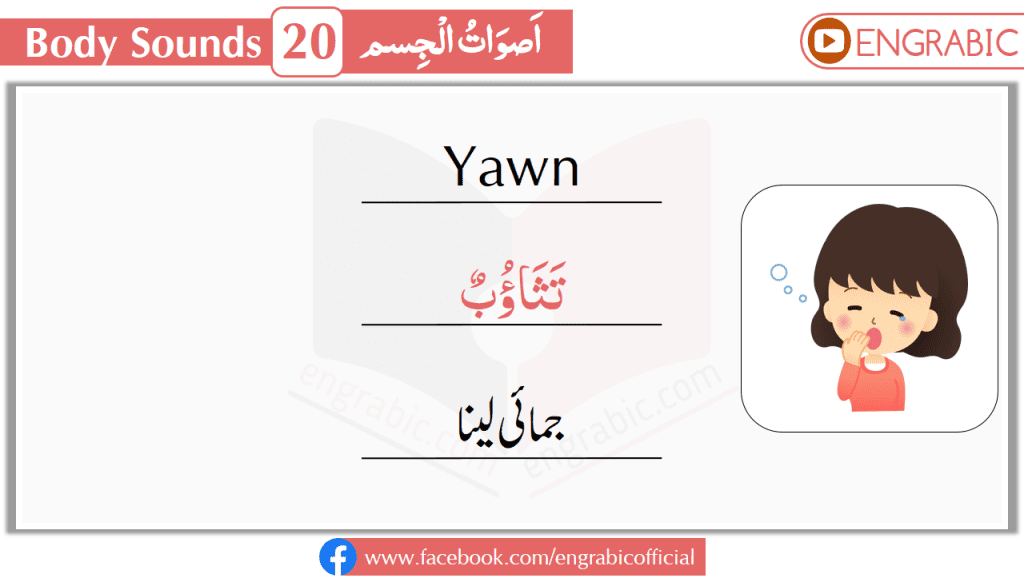 In this lesson, we will talk about different body sounds and noises. Our body emits different kinds of Sounds and Noises in different situations. So in this lecture, we’ll try to learn all these sounds and noises in Arabic, English and Urdu. Download PDF Lesson at the bottom of page.