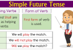 The simple future tense is a fundamental aspect of English grammar that is used to talk about actions, events, or states that will happen at a later time than the present. It's a way to discuss plans, predictions, intentions, and expectations related to the future. In the simple future tense, we use different forms of the auxiliary verb "will" (or "shall") combined with the base form of the main verb.